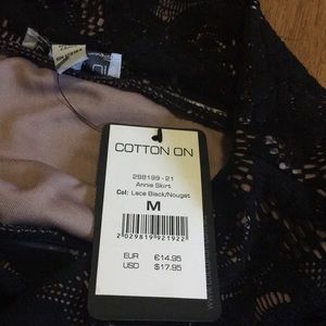 Cotton On Skirts - Black and Tan lace skirt Cotton On Skirts - Black and Tan lace skirt